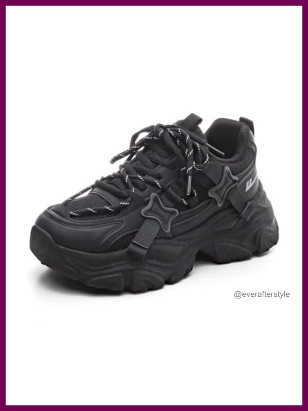 Y2K Chunky Platform Sneakers Breathable Mesh Thick Sole Running Tennis Shoes